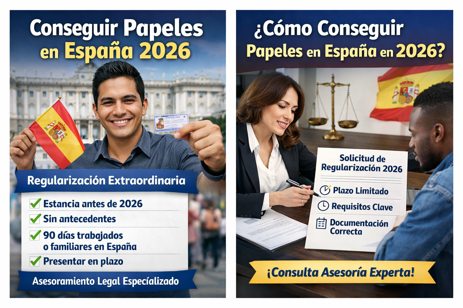 Longobardo Pérez | CONSEGUIR PAPELES EN ESPAÑA 2026: Regularización extraordinaria