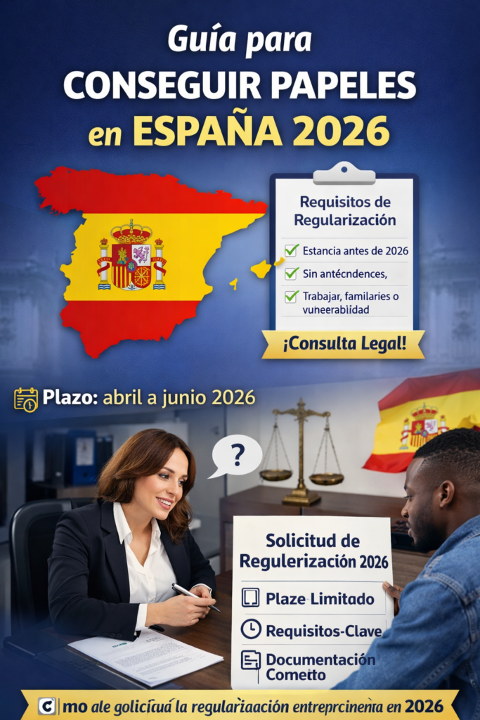 Longobardo Pérez | CONSEGUIR PAPELES EN ESPAÑA 2026: Regularización extraordinaria