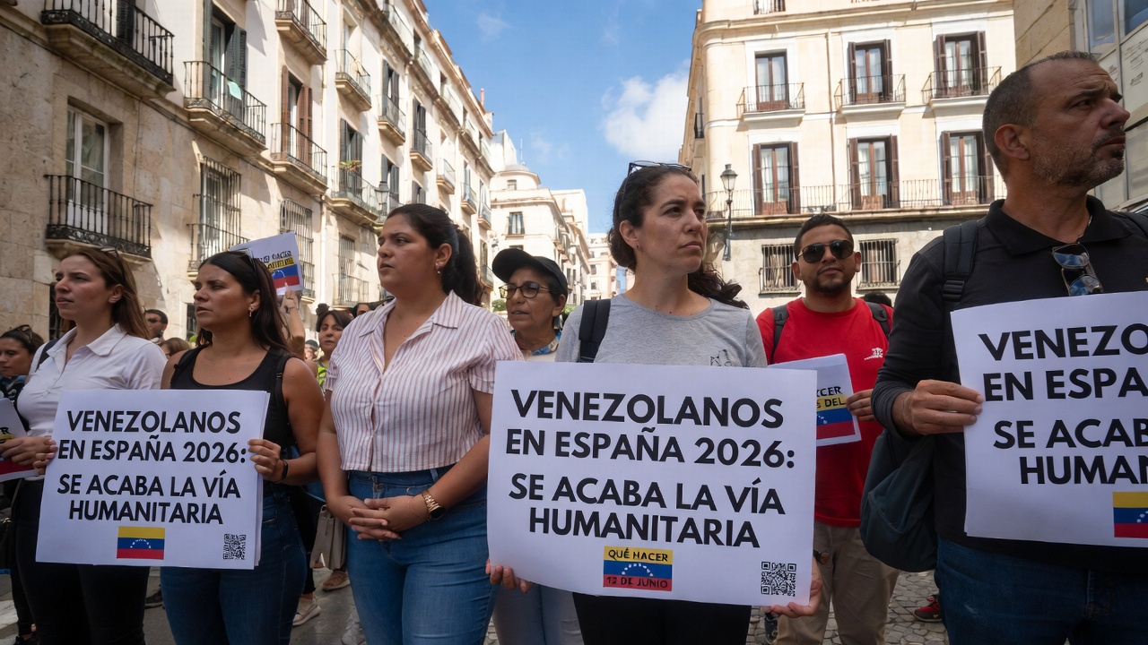 Venezolanos en España 2026: se acaba la vía humanitaria