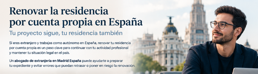 Longobardo Pérez | Renovación de la Residencia y trabajo por Cuenta Propia